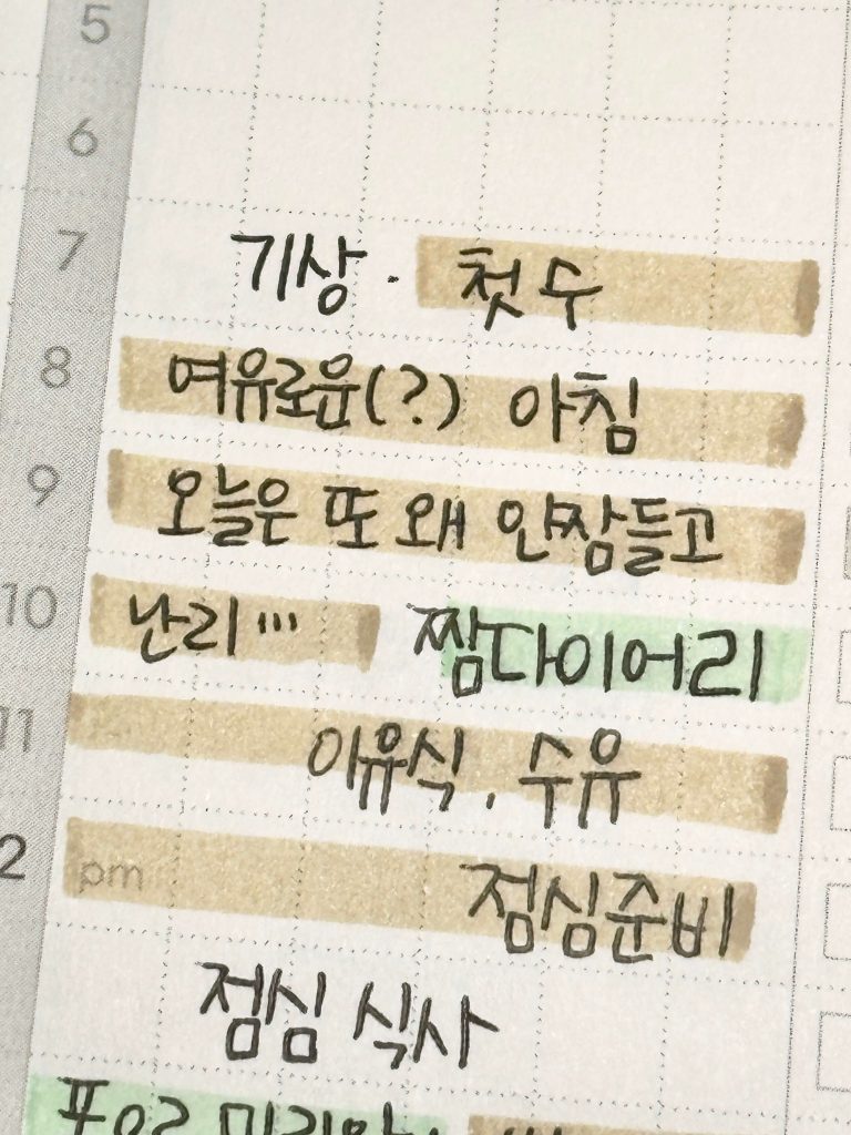PDS 다이어리 기록